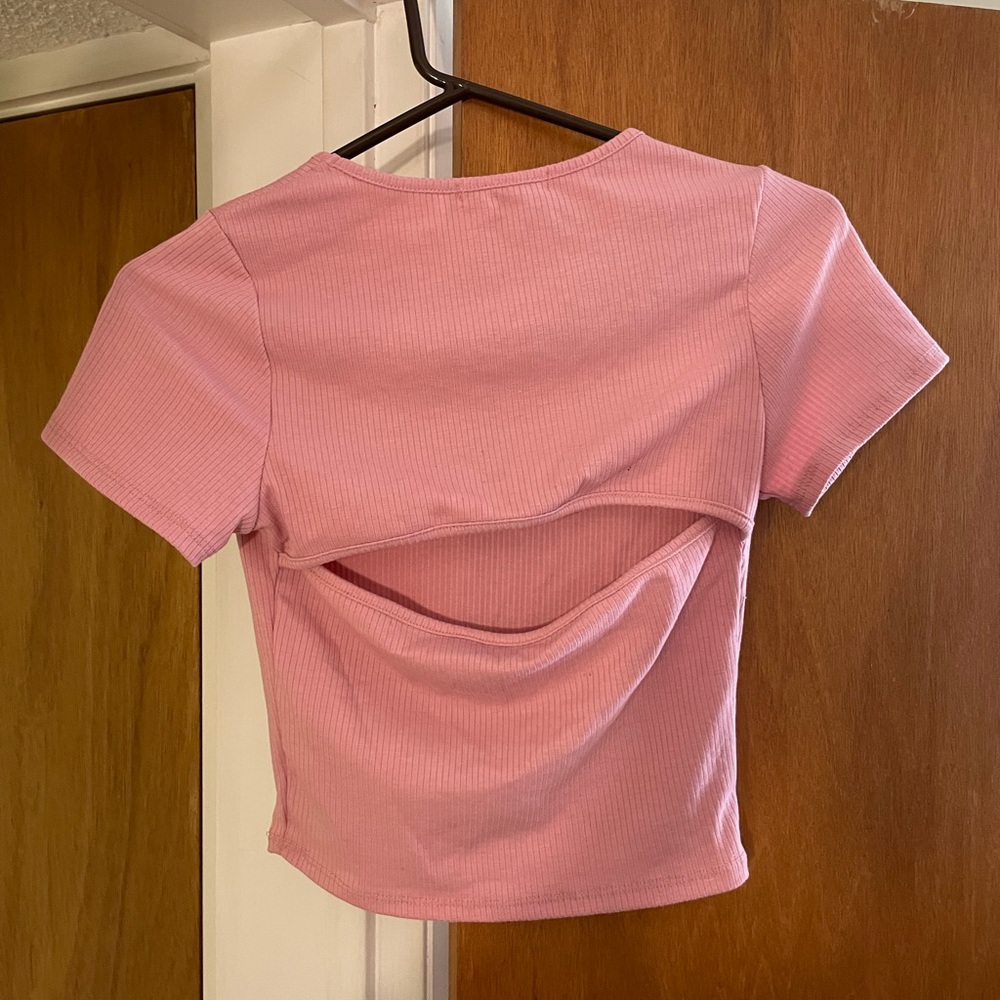 Open back Crop top
